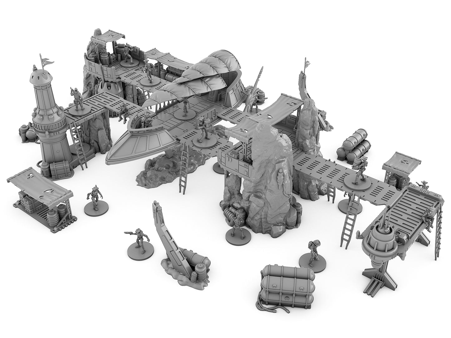 Pirate Outpost by Jesús - Digital STL Files