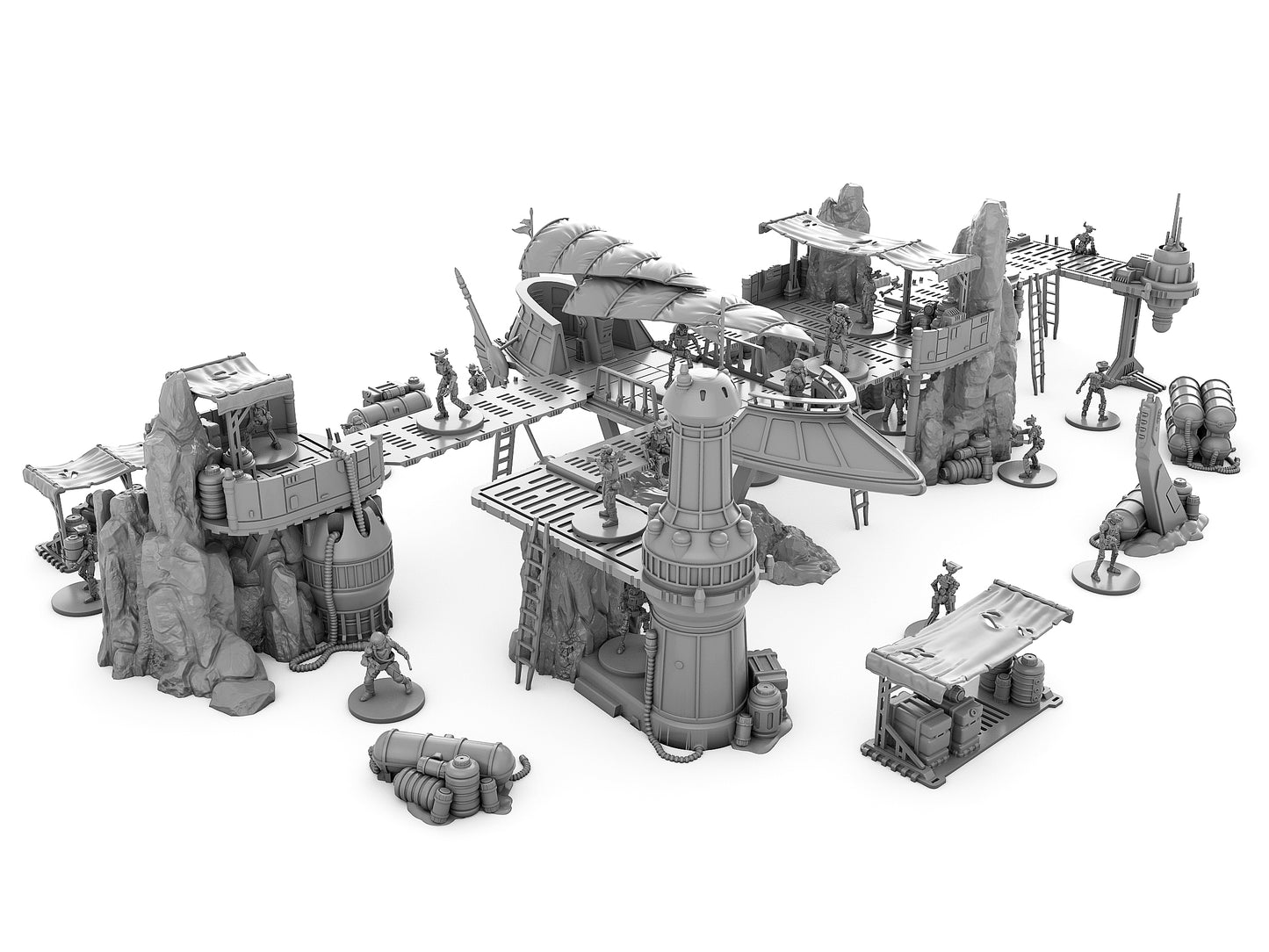 Pirate Outpost by Jesús - Digital STL Files