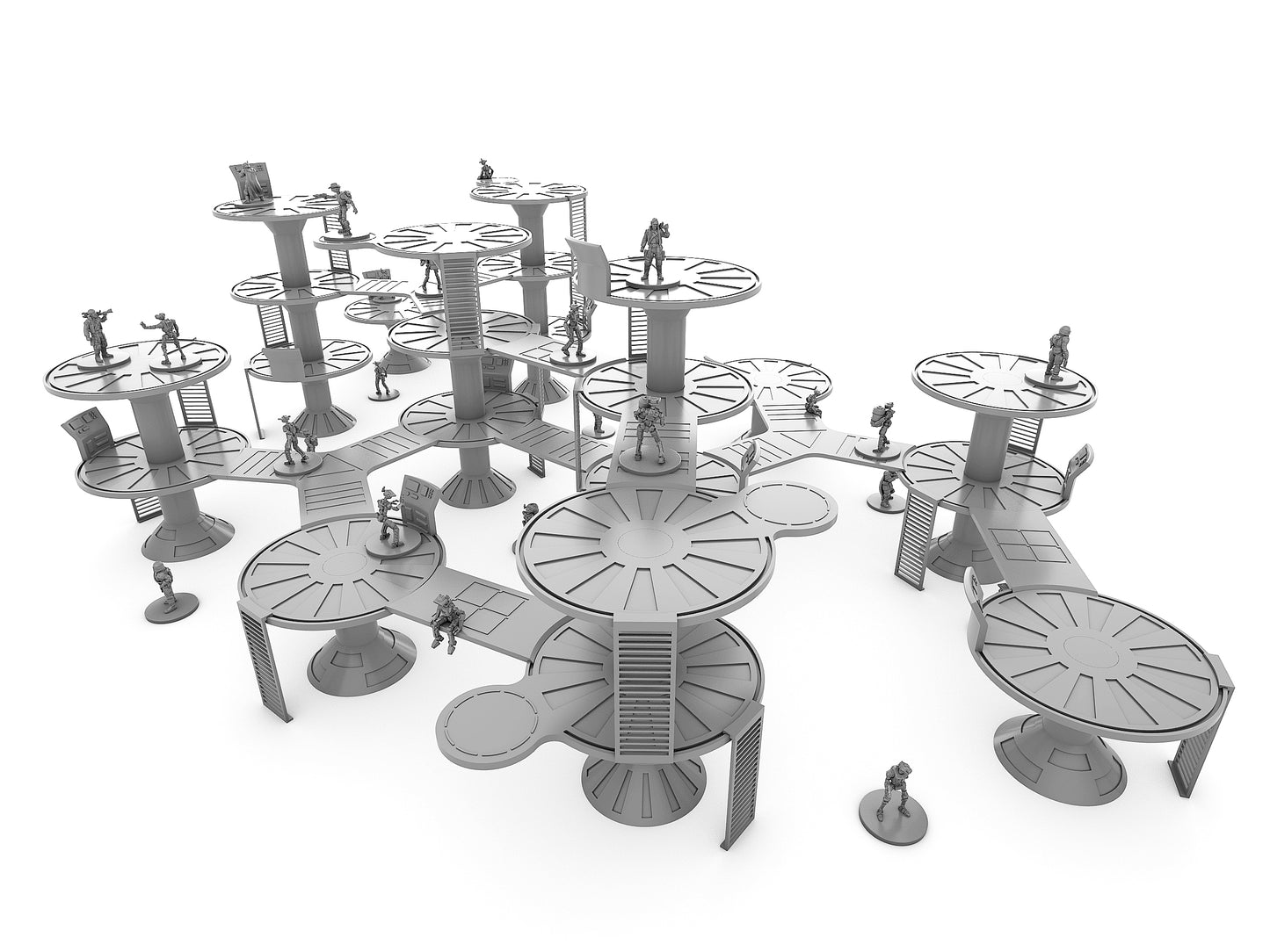 Generator Room Base Set - Digital STL Files
