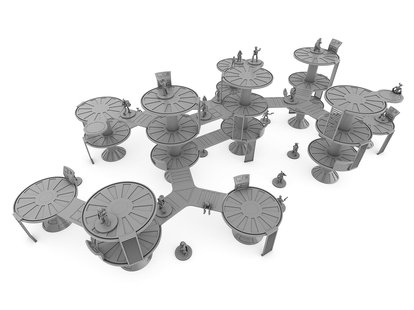 Generator Room Base Set - Digital STL Files