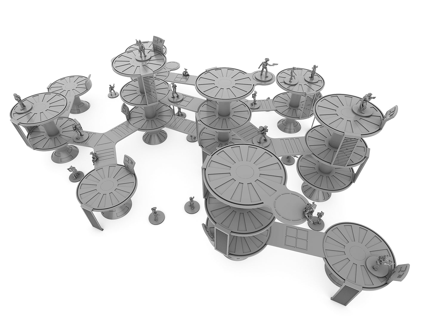 Generator Room Base Set - Digital STL Files