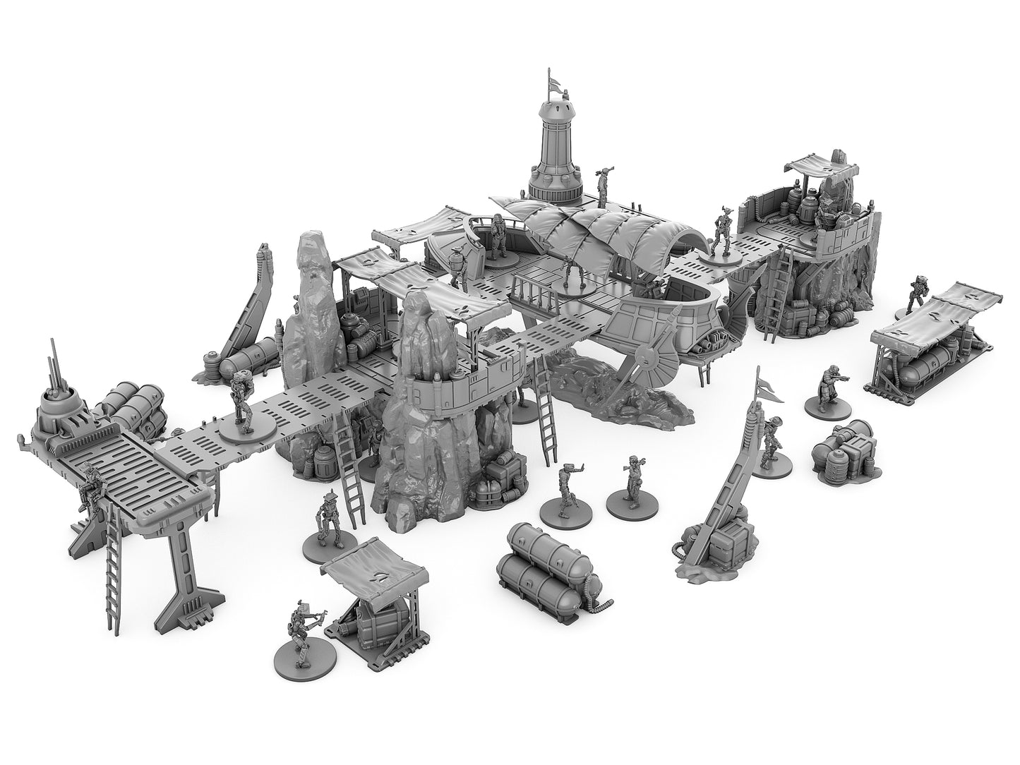 Pirate Outpost by Jesús - Digital STL Files