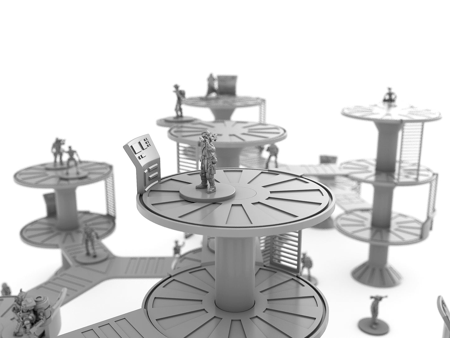 Generator Room Base Set - Digital STL Files