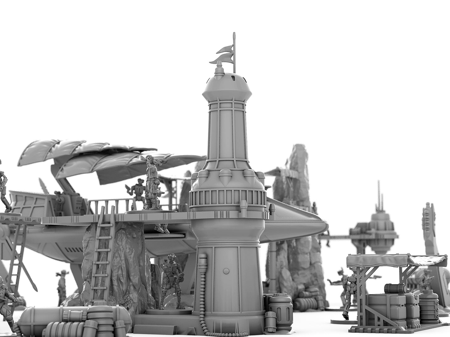 Pirate Outpost by Jesús - Digital STL Files