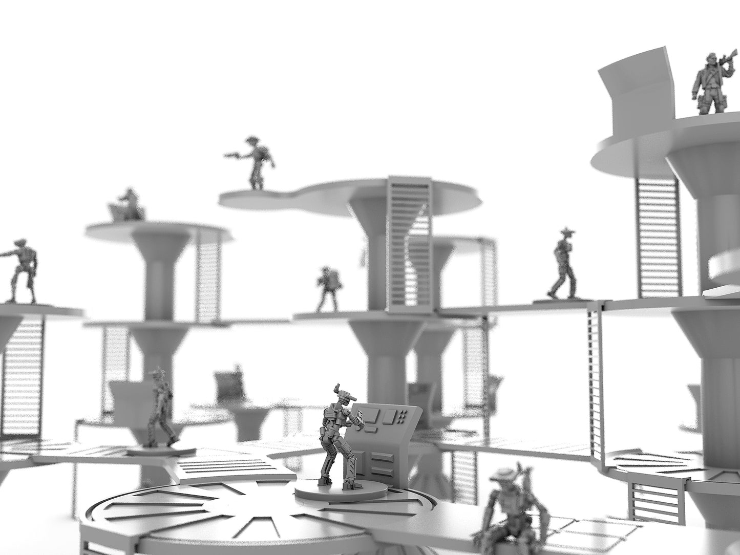 Generator Room Base Set - Digital STL Files