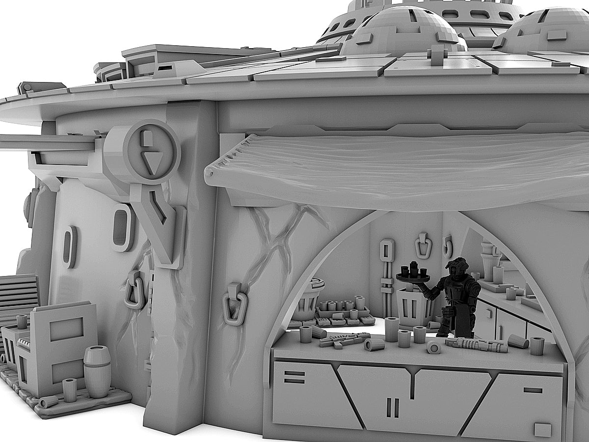 Circular Cantina by Jesús - Digital STL Files