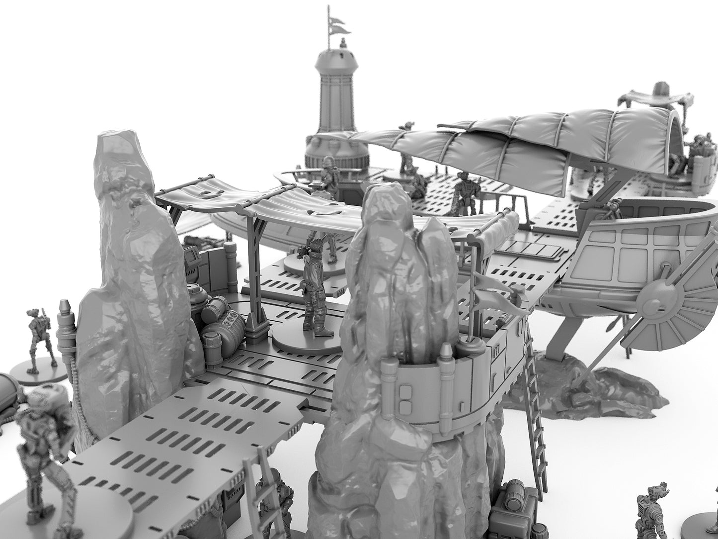 Pirate Outpost by Jesús - Digital STL Files