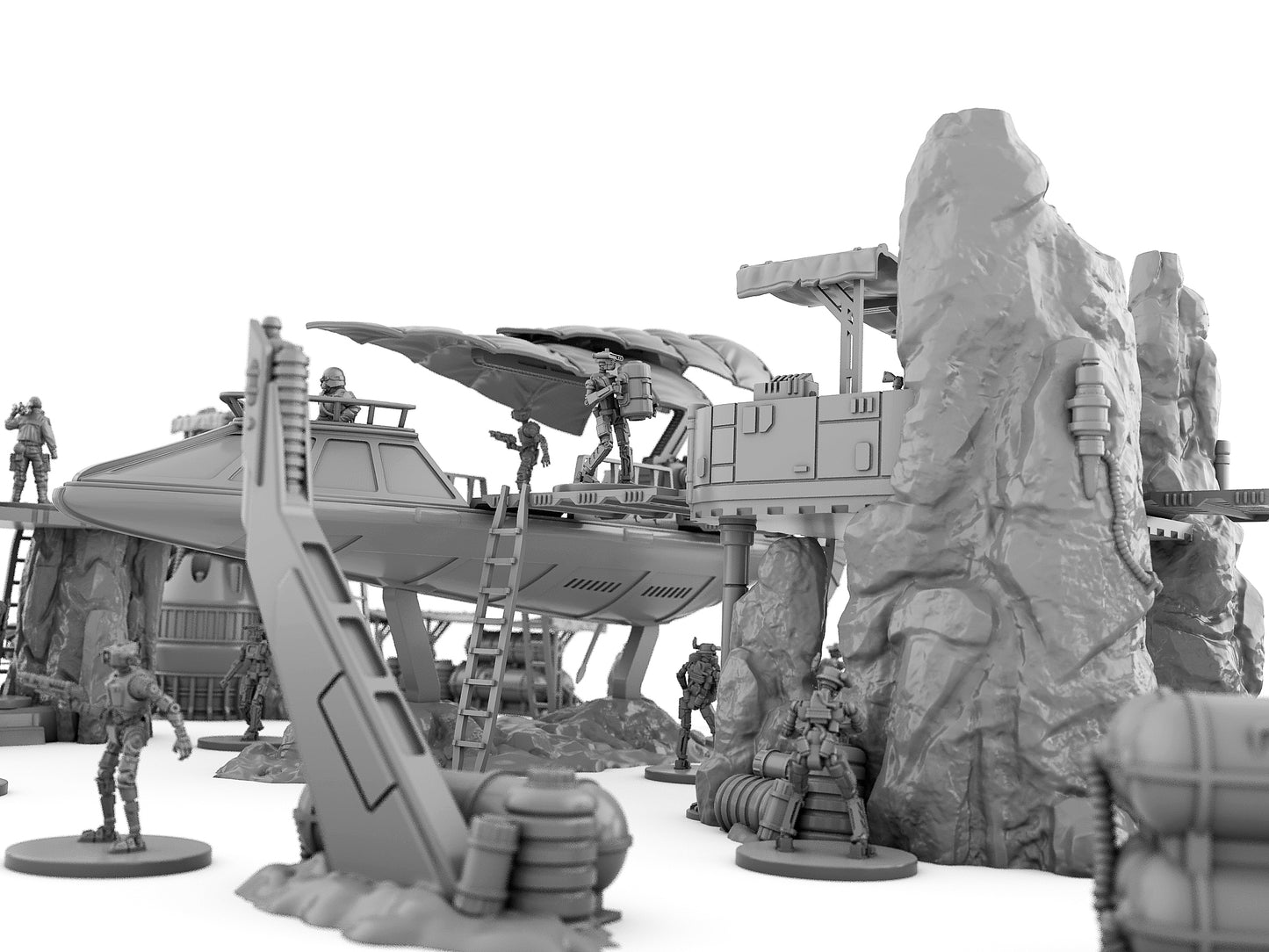 Pirate Outpost by Jesús - Digital STL Files