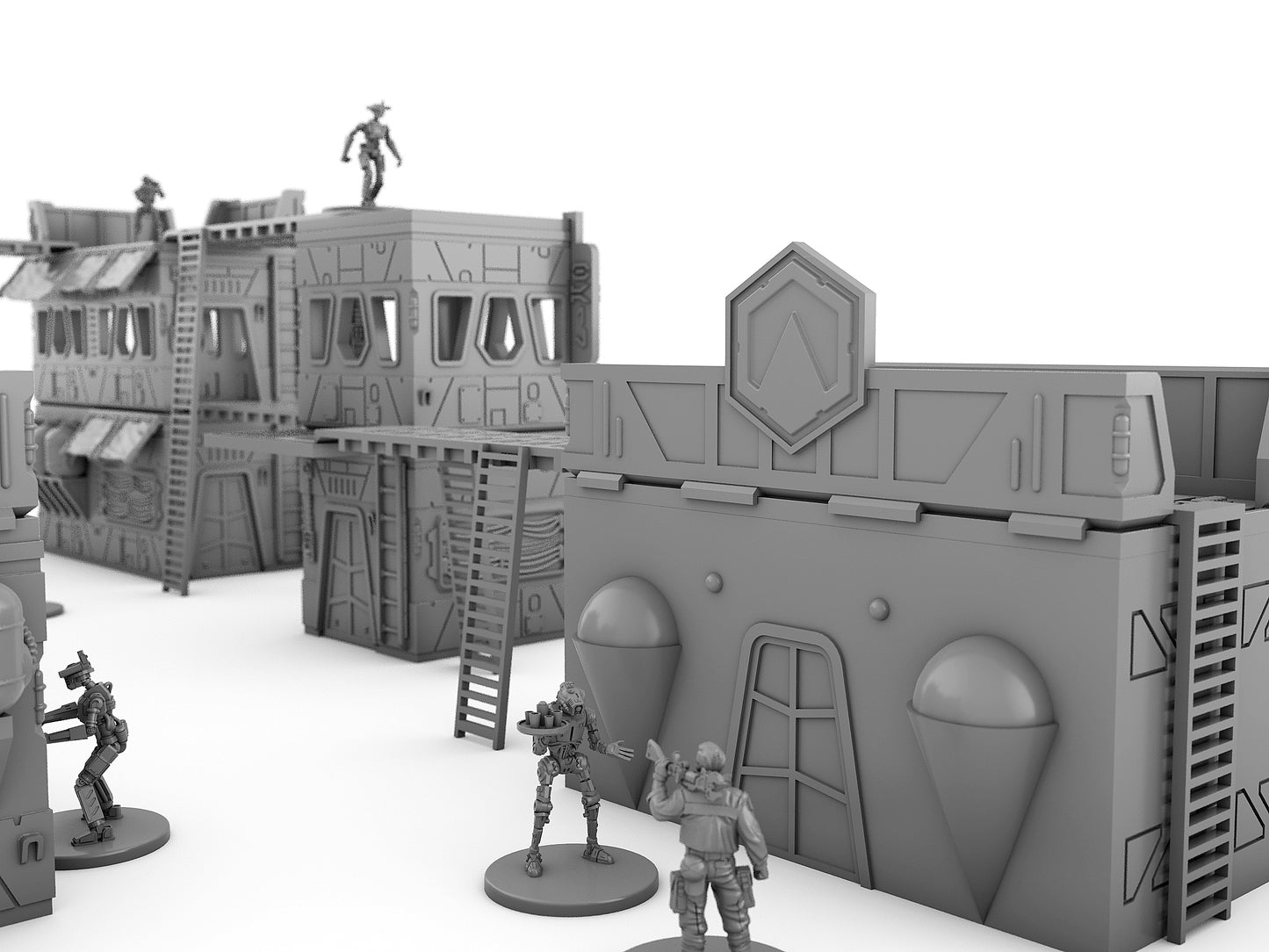Fractured City Base Set - Digital STL Files