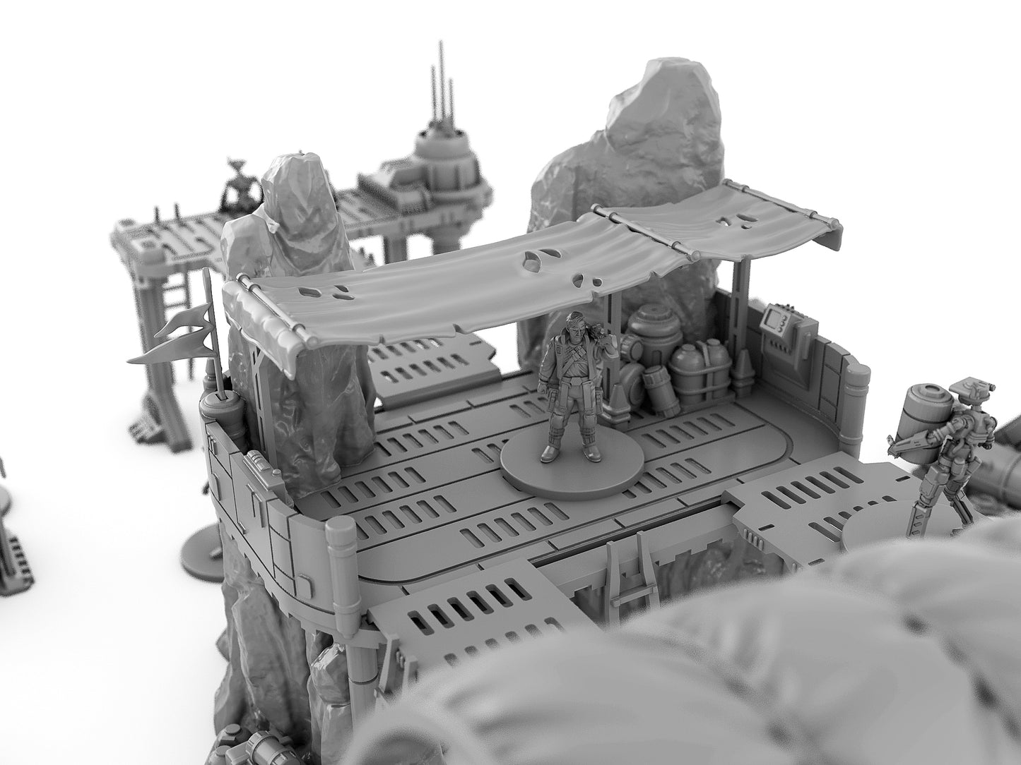 Pirate Outpost by Jesús - Digital STL Files