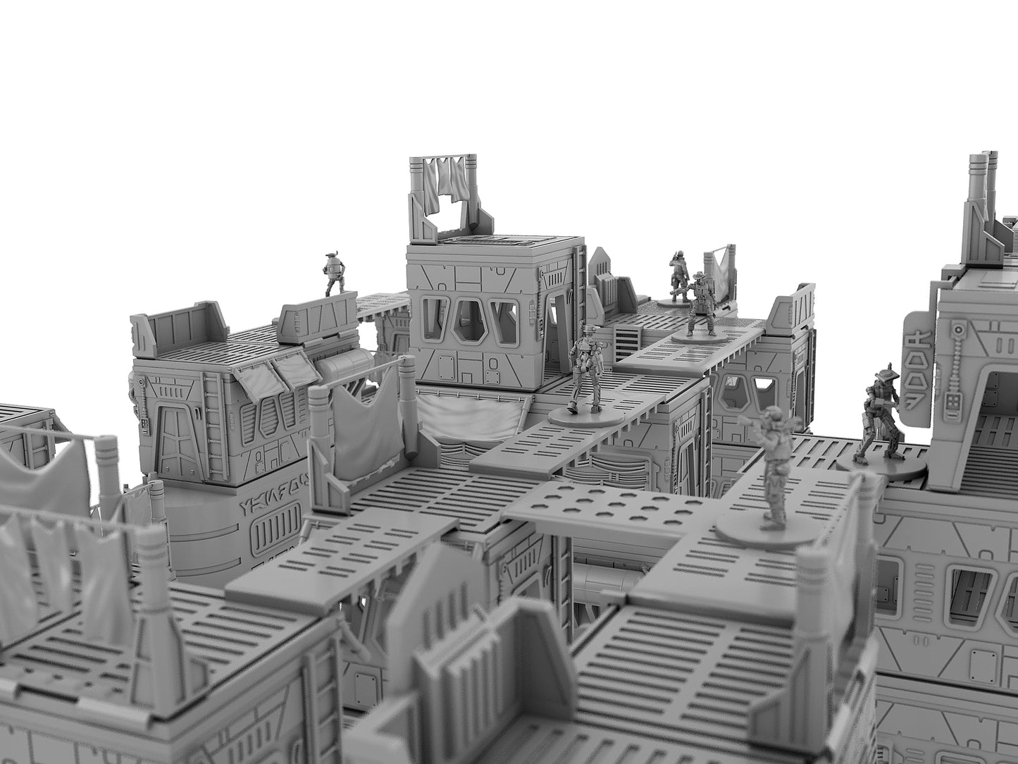 Fractured City Base Set - Digital STL Files