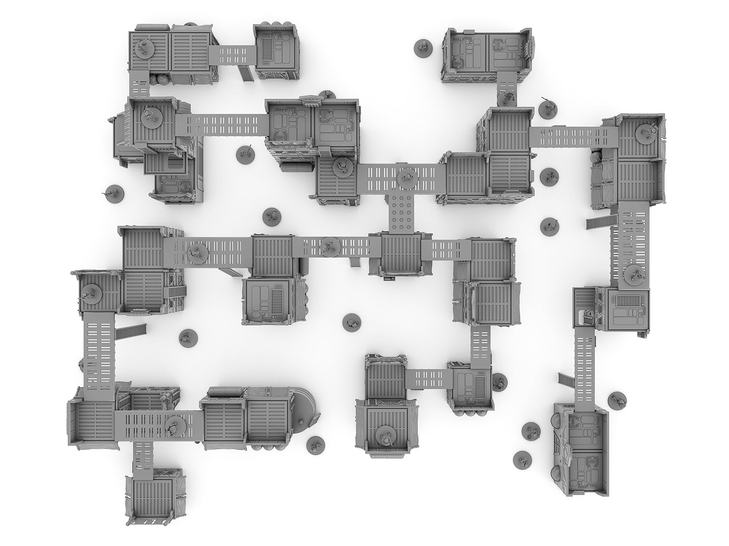 Fractured City Base Set - Digital STL Files