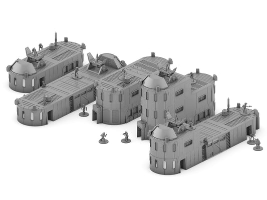 Dense City Crescent - Digital STL Files