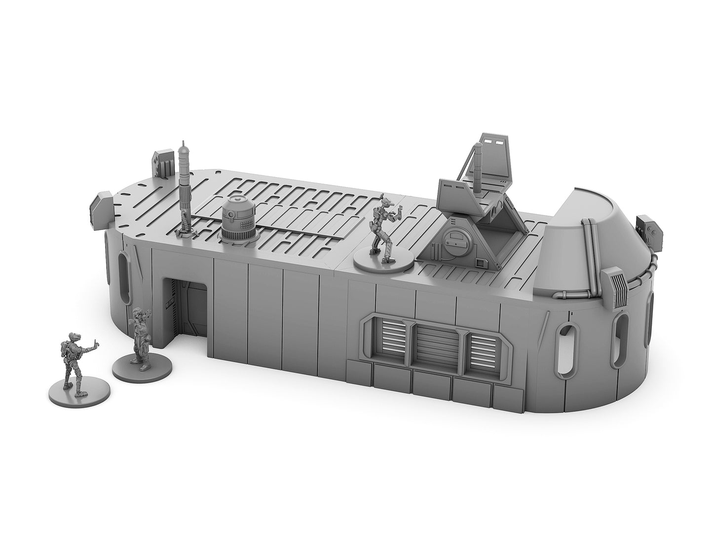 Dense City Crescent - Digital STL Files