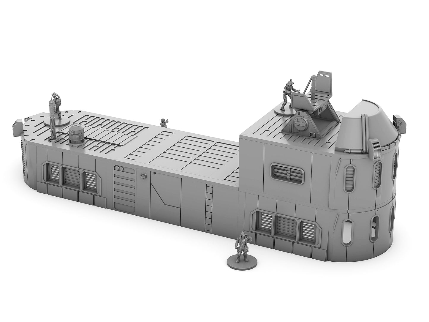 Dense City Crescent - Digital STL Files