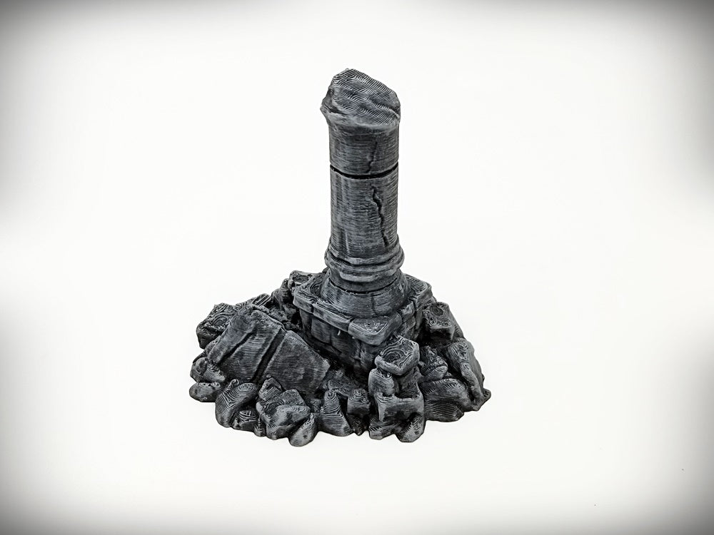 Terrainify Ruined Column Deluxe Bundle - Digital STL Files