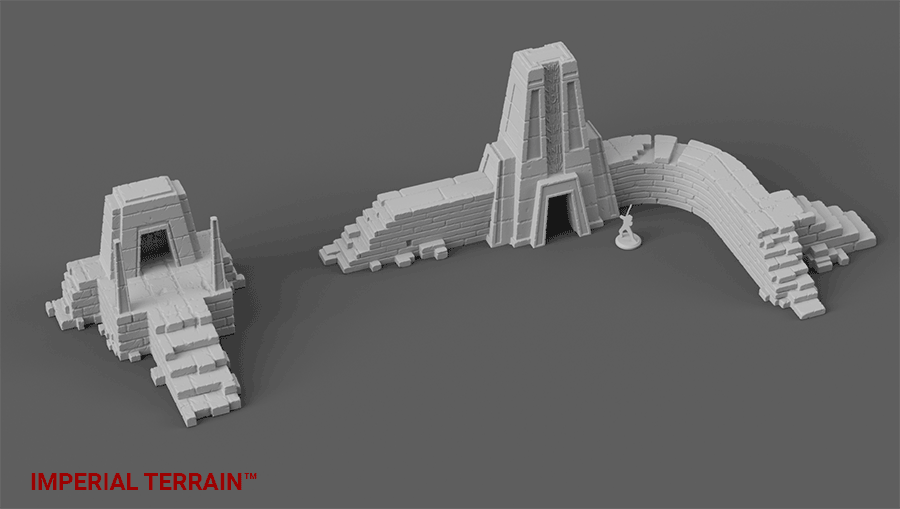 Temple Ruins Bundle - Digital STL Files