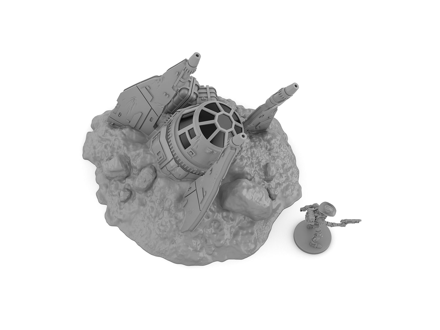 Crashed X-64 Tri-wing by Jesús - Digital STL Files