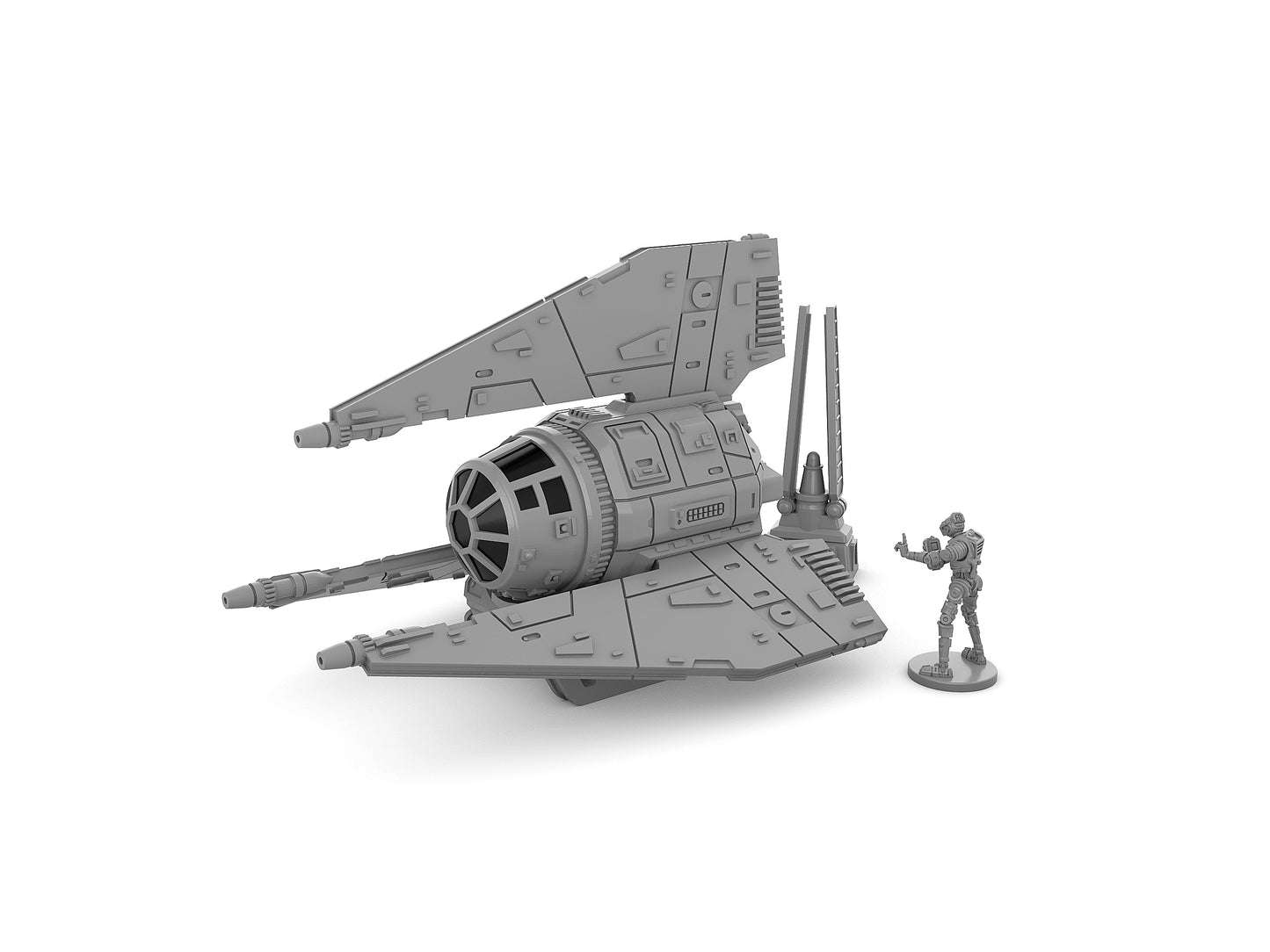 X-64 Tri-wing by Jesús - Digital STL Files