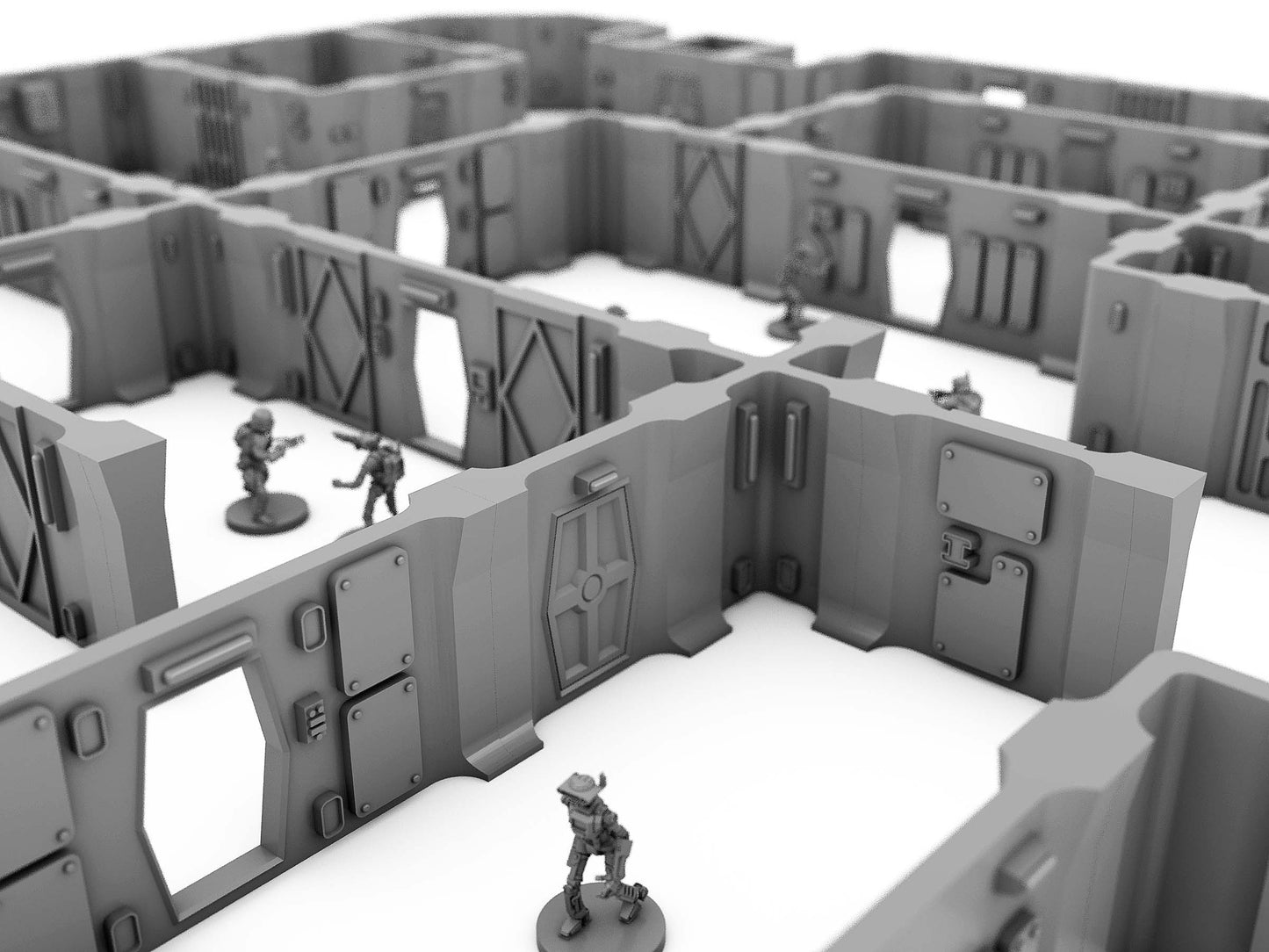 Spaceship Interior Core Set - Digital STL Files
