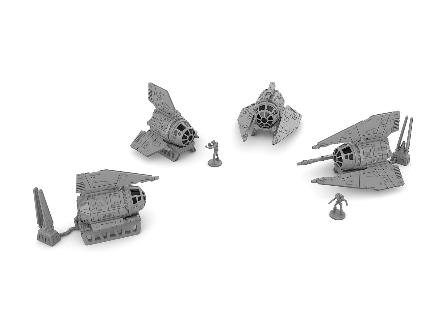 X-64 Tri-wing by Jesús - Digital STL Files