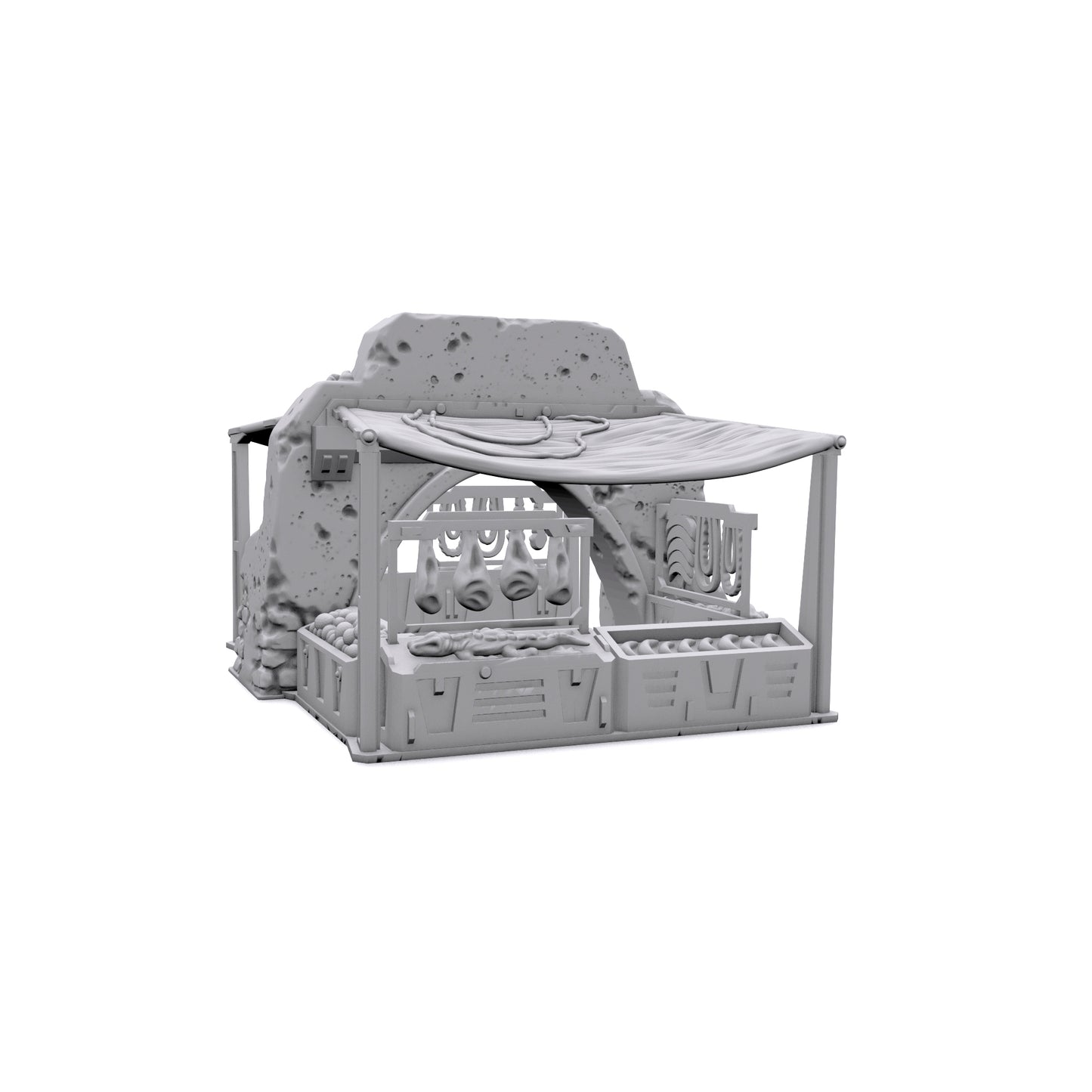 Outpost Vendor Stand by Jesús - Digital STL Files