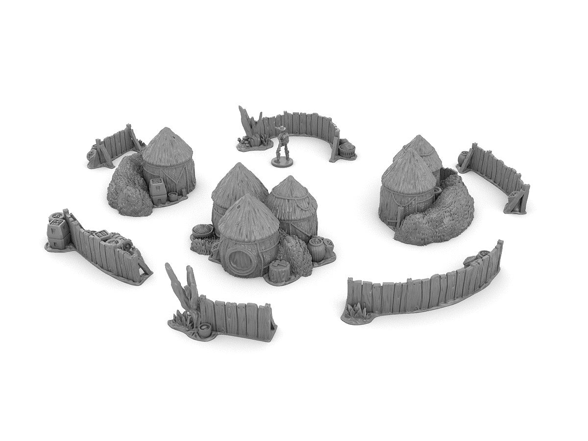 Forest Huts by Jesús - Digital STL Files