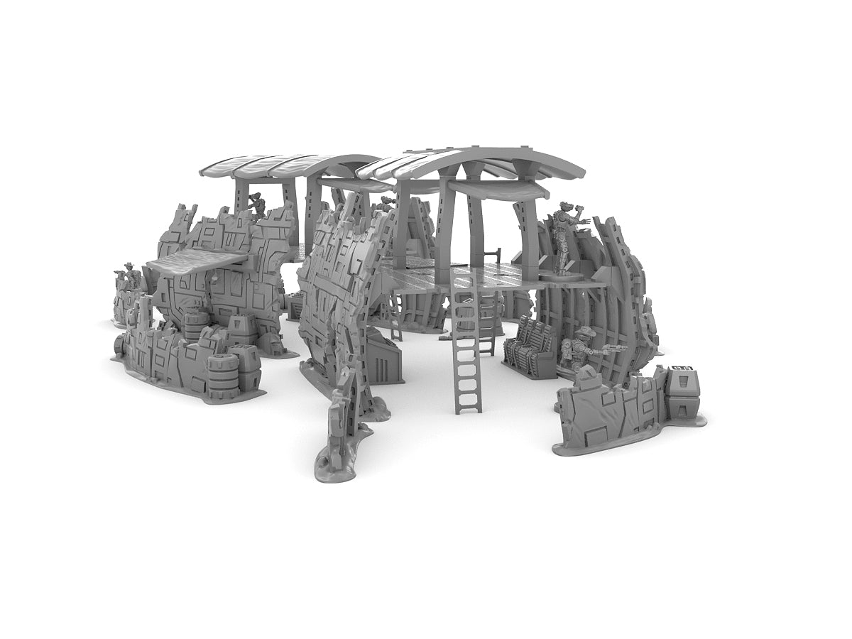 Crash Site Camp by Jesús - Digital STL File