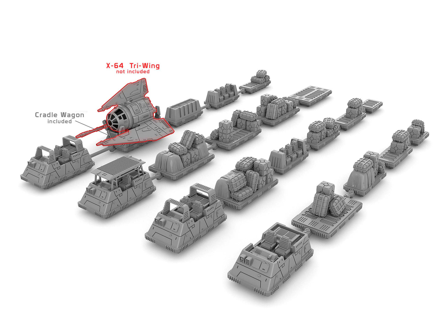 Flight Line Support by Jesús - Digital STL Files