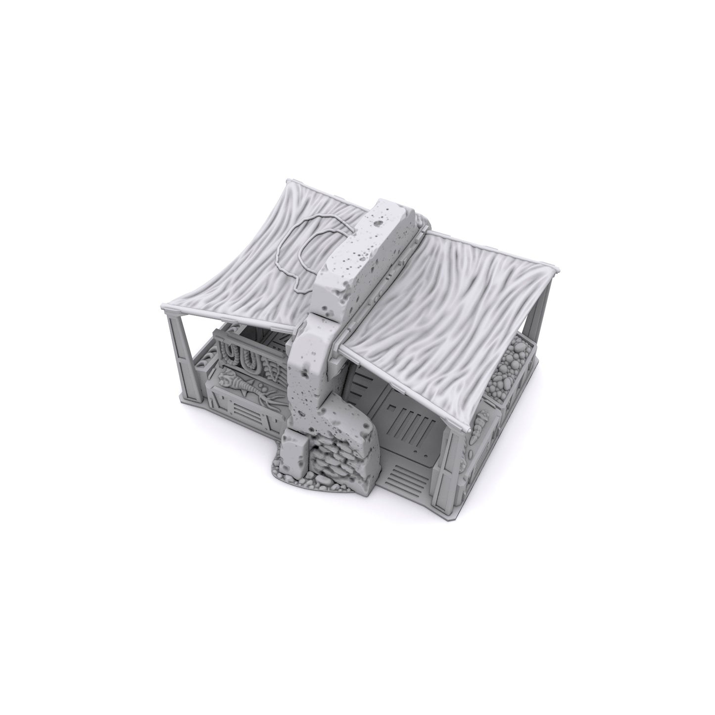Outpost Vendor Stand by Jesús - Digital STL Files