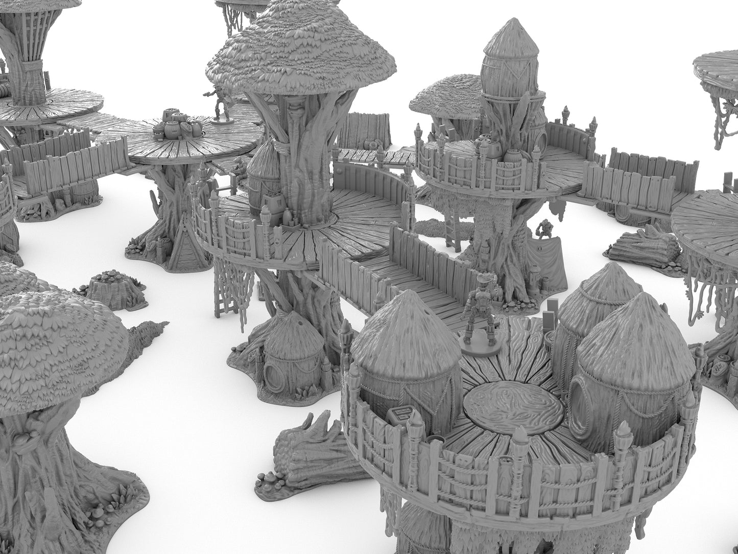 Forest Moon Village Bundle by Jesús - Digital STL Files