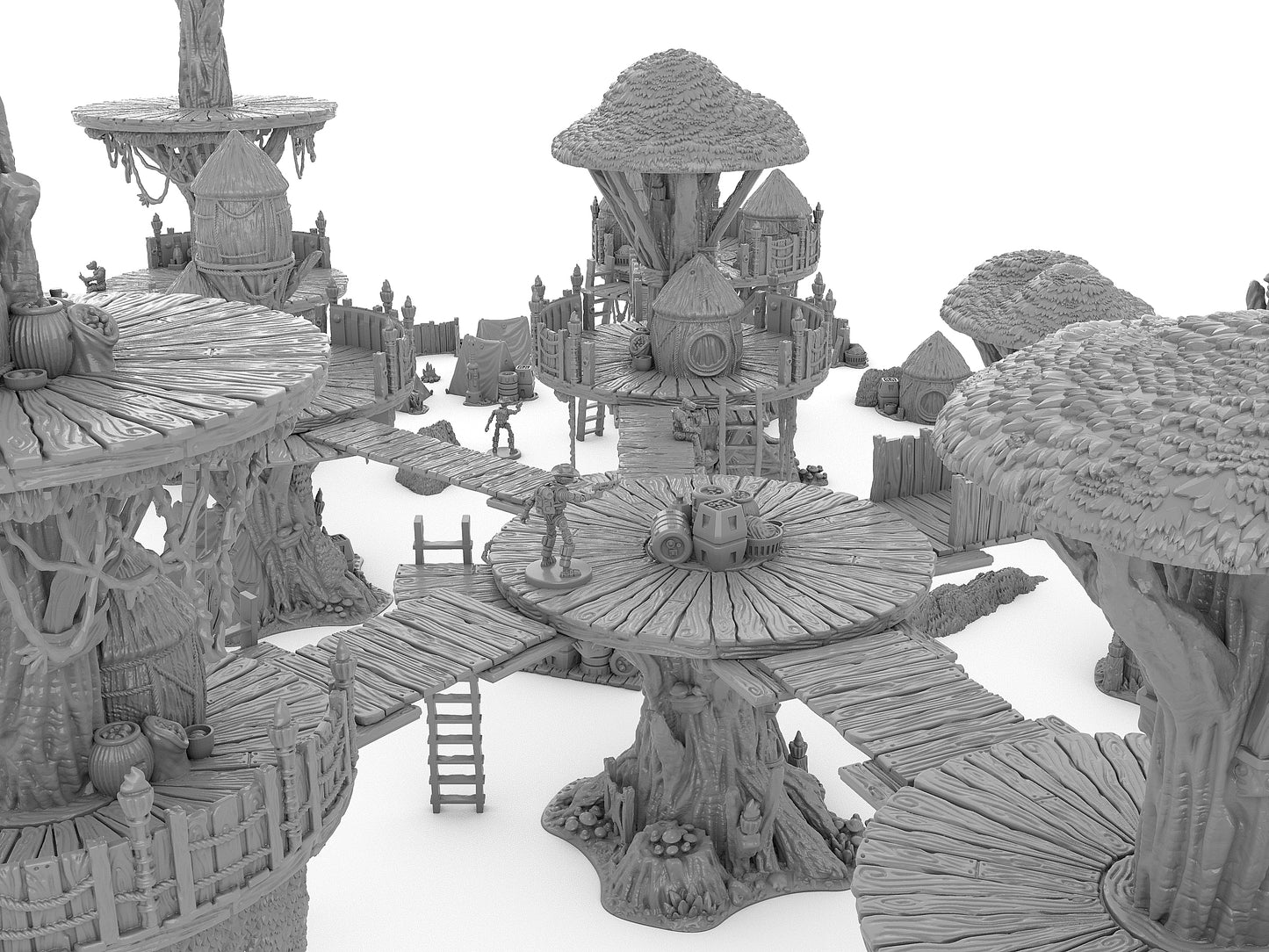 Forest Moon Village Bundle by Jesús - Digital STL Files