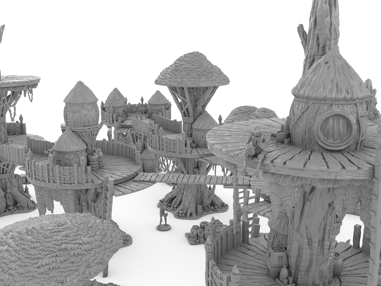 Forest Moon Village Bundle by Jesús - Digital STL Files