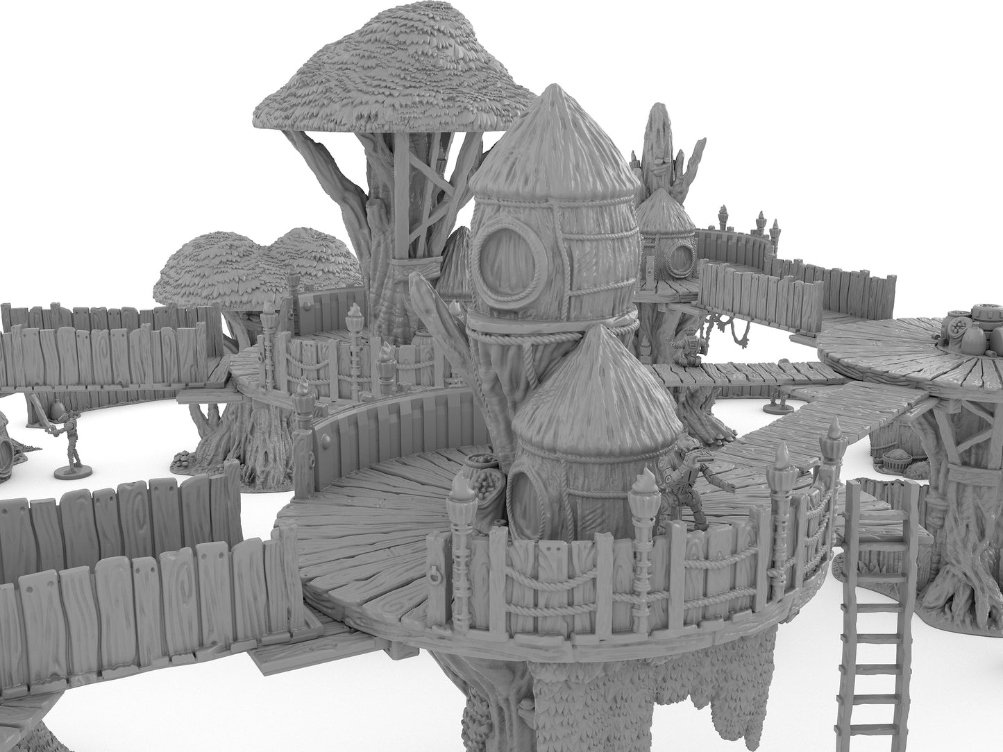 Forest Moon Village Bundle by Jesús - Digital STL Files