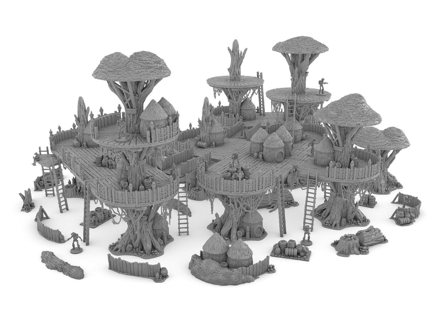 Forest Moon Village Bundle by Jesús - Digital STL Files