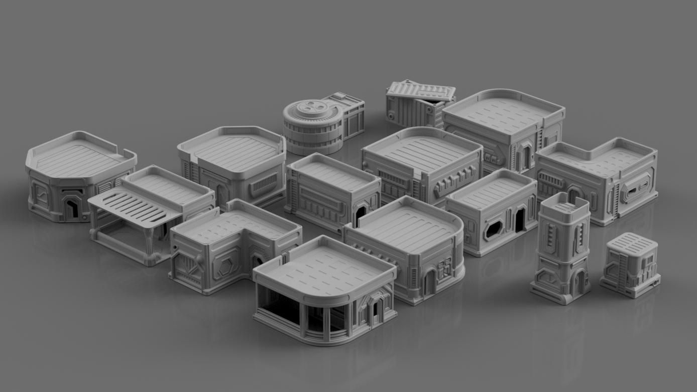 Syllogy's Colonial Settlement Bundle - Digital STL Files