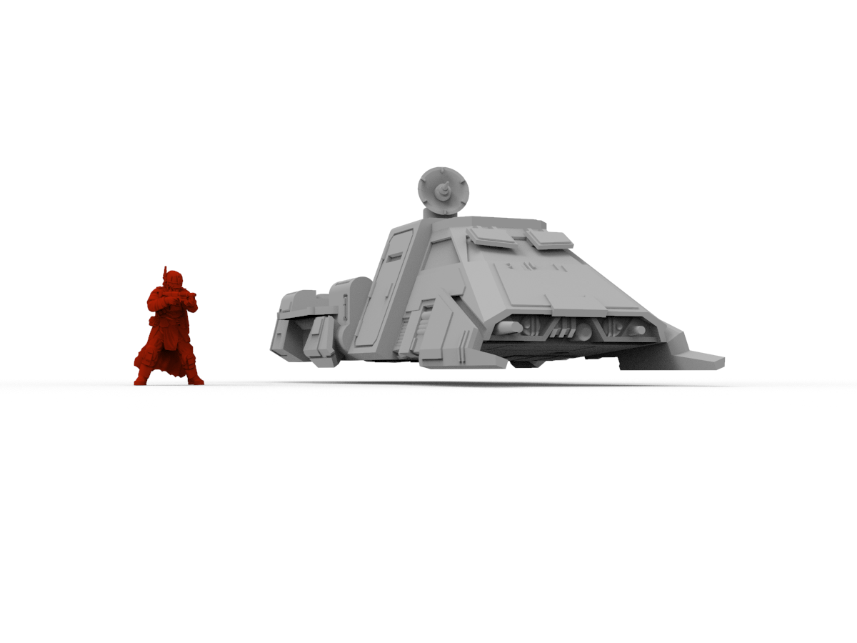 Armoured Shuttle - Digital STL File