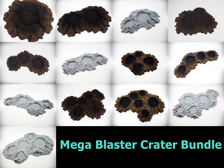 Terrainify Blast Craters Mega Bundle - Digital STL Files