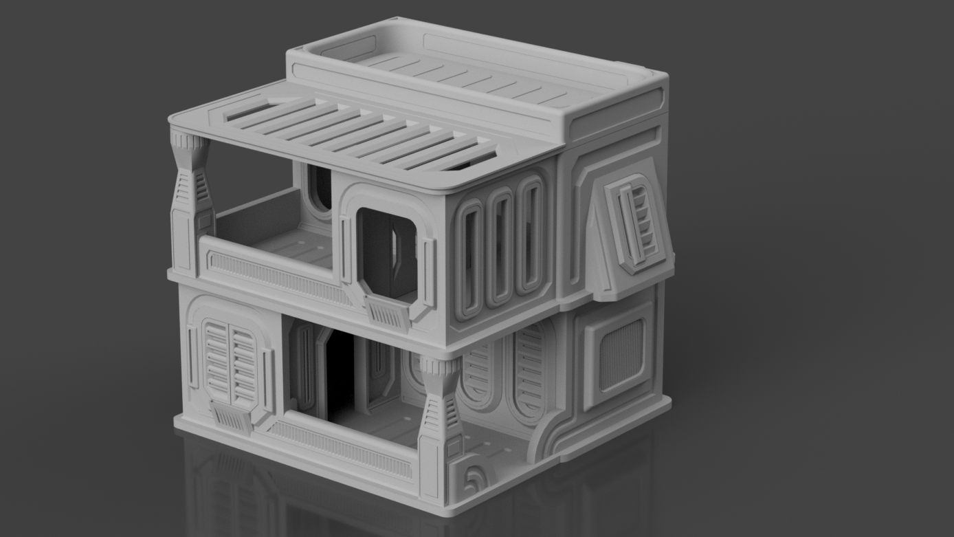 Syllogy's Colonial Settlement Stack Expansion - Digital STL Files