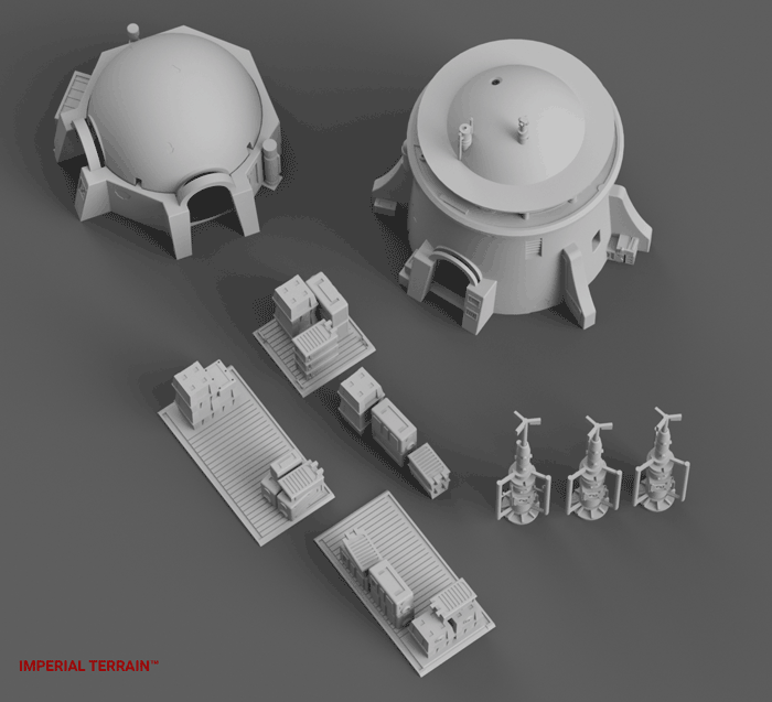 Desert Spaceport Table - Digital STL Files