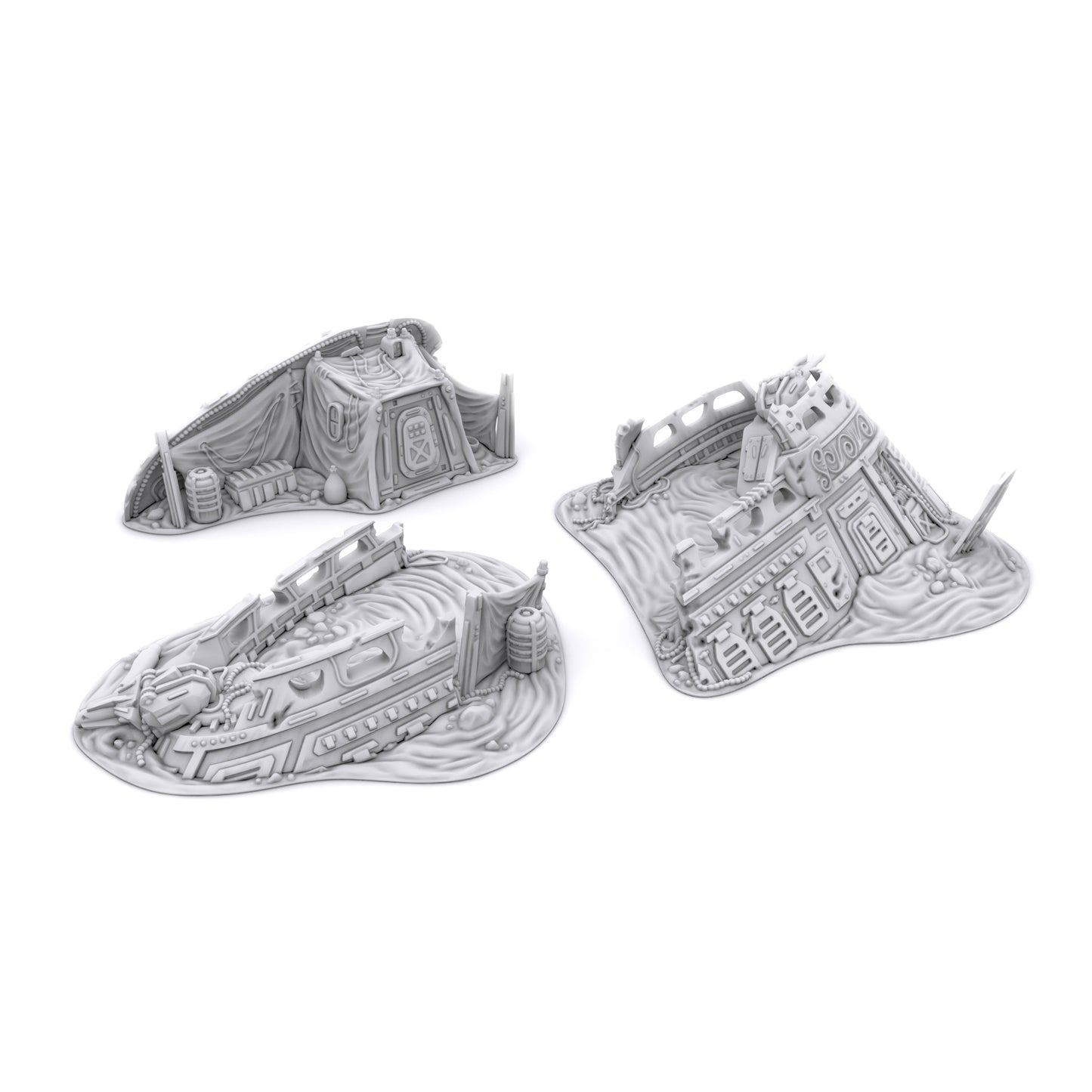 Downed Skiff by Jesús - Digital STL Files