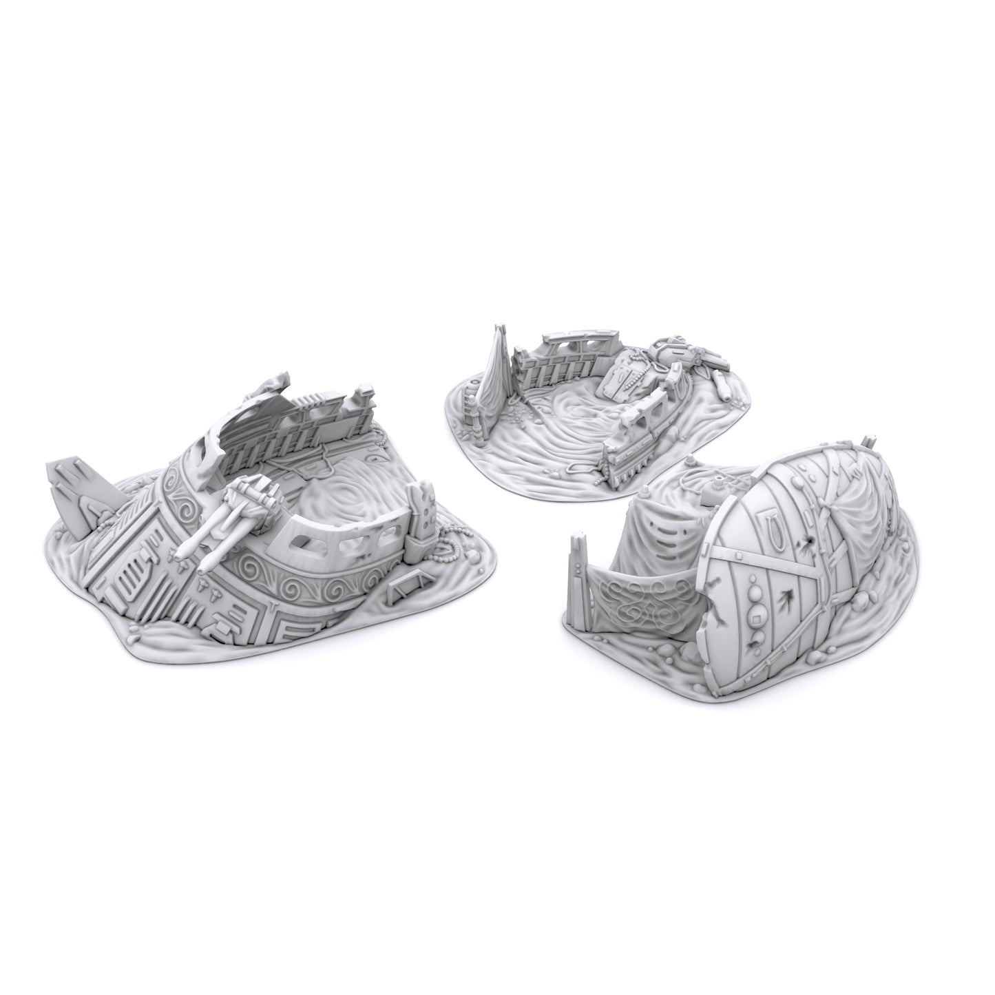 Downed Skiff by Jesús - Digital STL Files