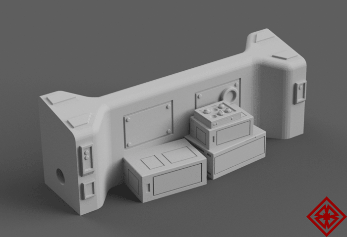 Modular Landing Bay Core - Digital STL Files