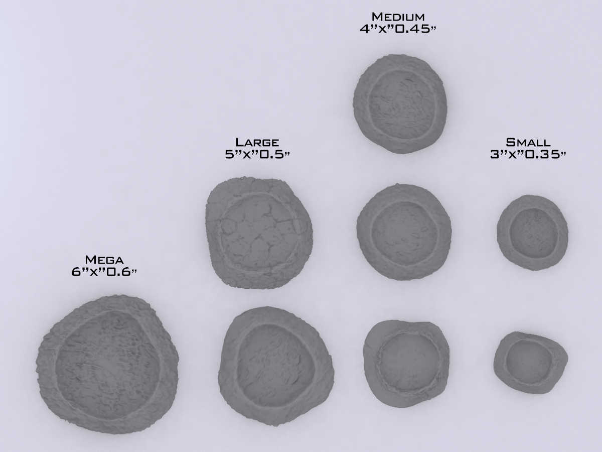 Battlefield Craters - Digital STL Files