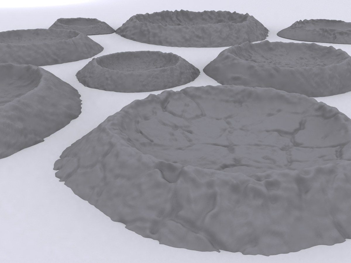 Battlefield Craters - Digital STL Files