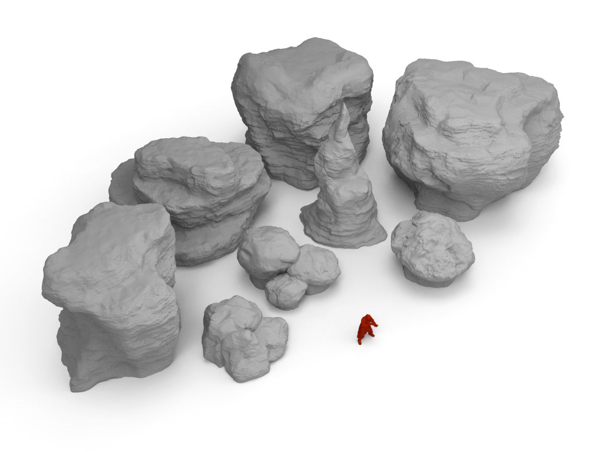 Big Rocks - Digital STL Files