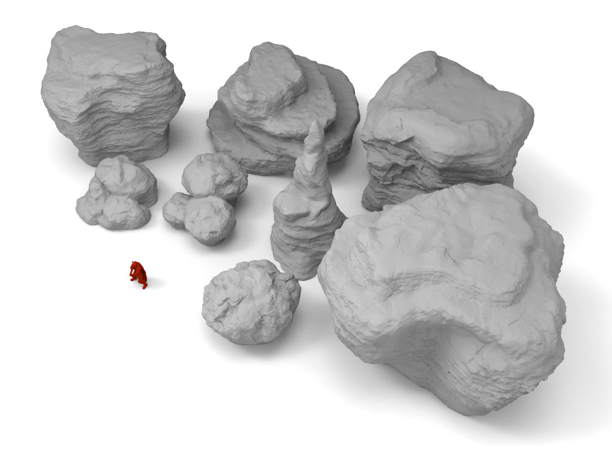 Big Rocks - Digital STL Files
