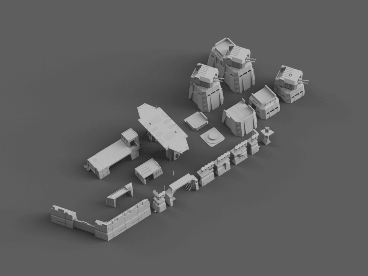Imperial Base Builder - Digital STL Files