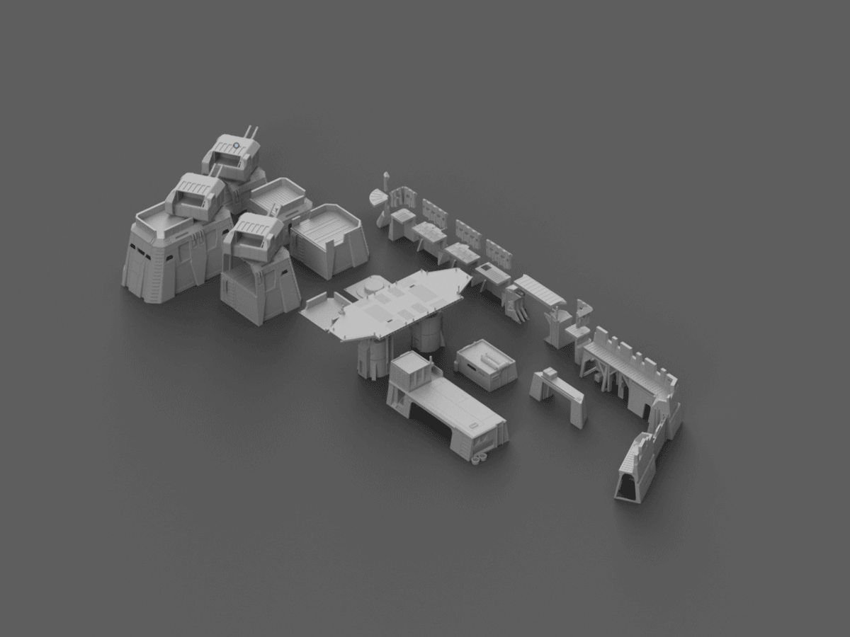 Imperial Base Builder - Digital STL Files