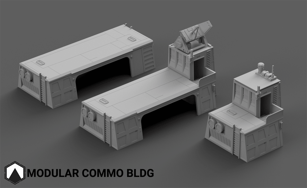 Modular Commo Building - Digital STL Files